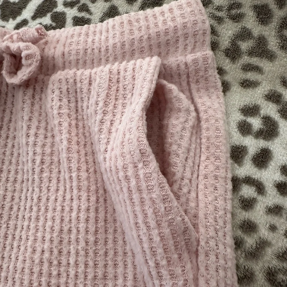 NWOT Born Sleepwear Loungewear Jogger Pajama Bottoms in Pink Size Mediun